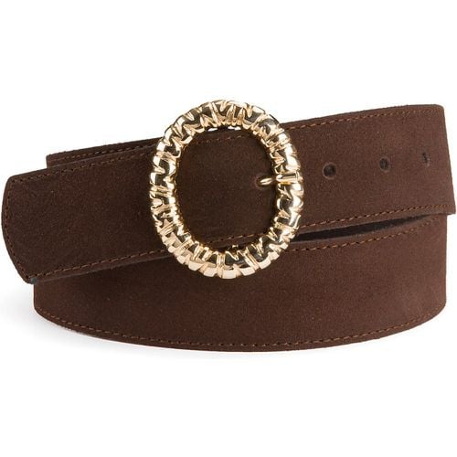 Suede Twisted Buckle Belt - LA REDOUTE COLLECTIONS - Modalova