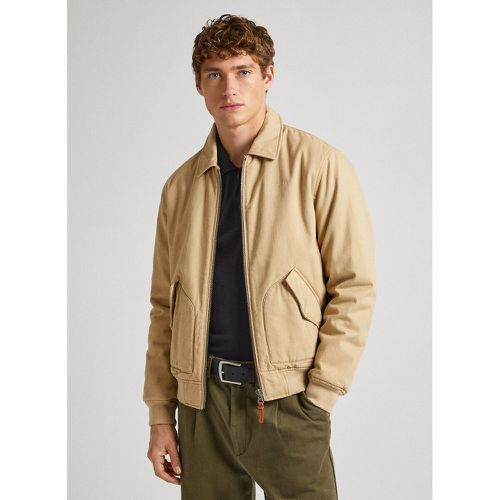 Cotton Aviator Jacket with Pockets - Pepe Jeans - Modalova