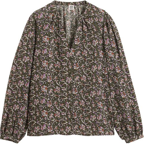 Floral V-Neck Blouse with Long Sleeves - LA REDOUTE COLLECTIONS - Modalova