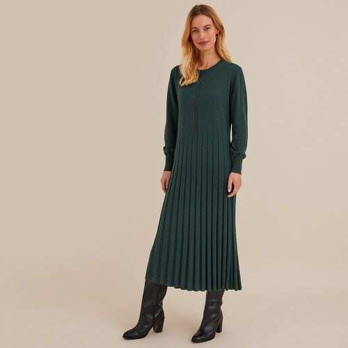 Knitted Full Maxi Dress with Long Sleeves - Anne weyburn - Modalova