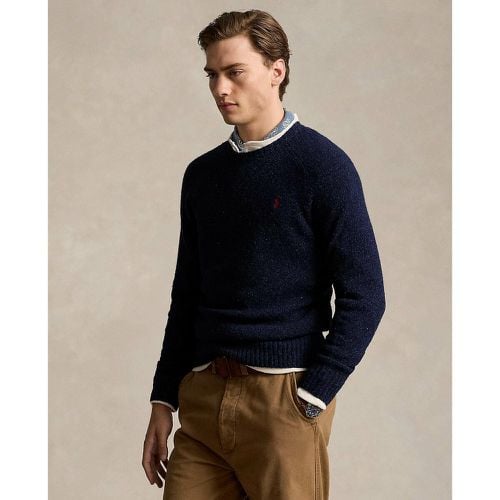 Donegal Wool Mix Jumper with Crew Neck - Polo Ralph Lauren - Modalova