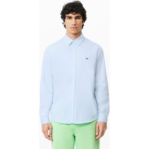 Plain Premium Cotton Shirt, Regular Fit - Lacoste - Modalova