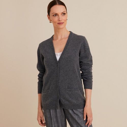 Lambswool Buttoned Cardigan - Anne weyburn - Modalova