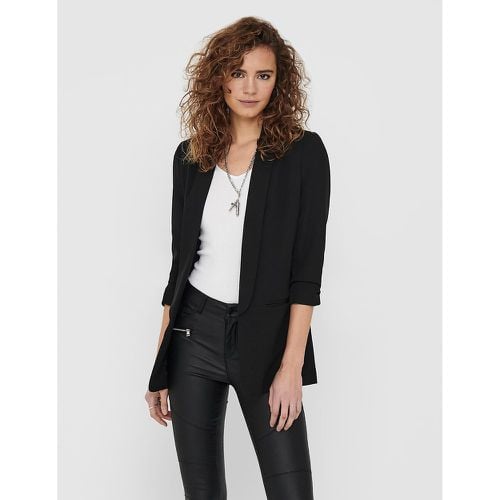 Shawl Collar Blazer with 3/4 Length Sleeves - Only - Modalova