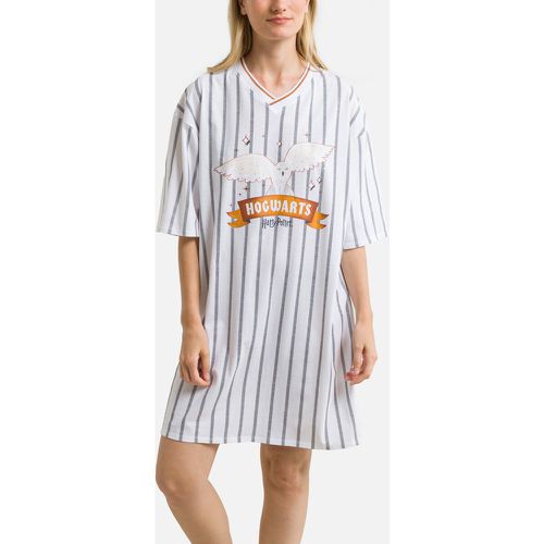 Striped Cotton Oversized Nightshirt - Harry Potter - Modalova