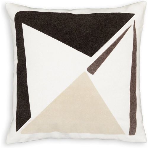 Nikki Graphic Velvet 100% Cotton Cushion Cover - LA REDOUTE INTERIEURS - Modalova