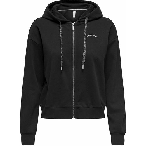 Penny Life Short Zip-Up Hoodie in Cotton Mix - Only Play - Modalova