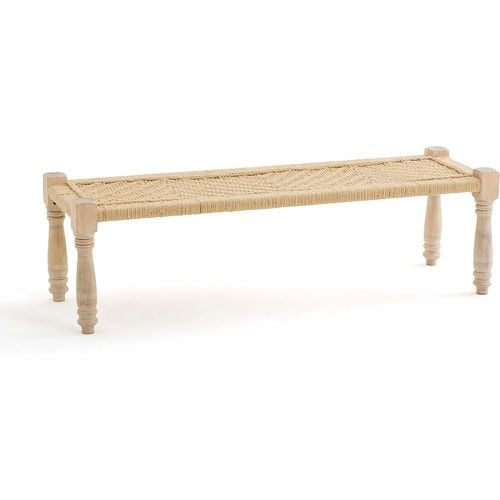 Adas Mango Wood & Rope Indian Style Bench - LA REDOUTE INTERIEURS - Modalova