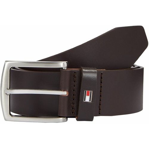 New Denton Wide Belt in Leather, 4cm - Tommy Hilfiger - Modalova