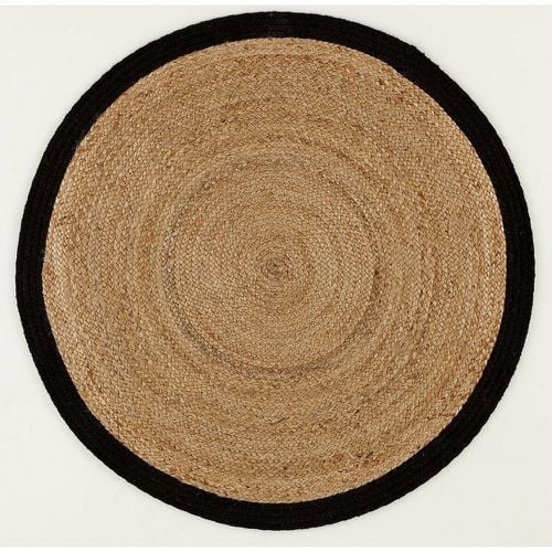 Aftas Border Round Jute Rug - LA REDOUTE INTERIEURS - Modalova