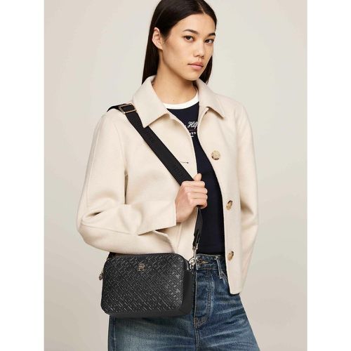 Textured Leather Crossbody Bag - Tommy Hilfiger - Modalova