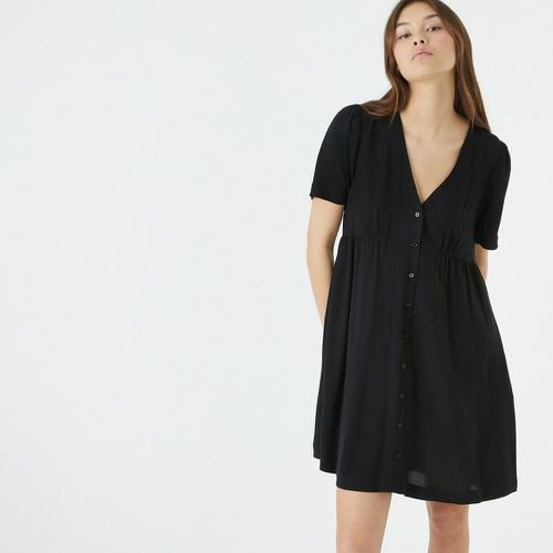 Full Mini Dress with V-Neck - LA REDOUTE COLLECTIONS - Modalova