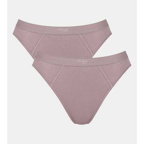 Pack of 2 Ever Ease High Cut Knickers in Cotton - Sloggi - Modalova