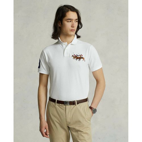 Cotton Pique Polo Shirt with Embroidered Logo - Polo Ralph Lauren - Modalova