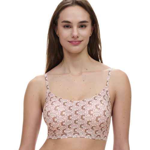 Soft Stretch Padded Bralette in Geometric Print - Chantelle - Modalova