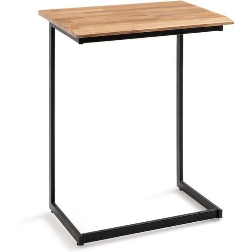 Hiba Solid Oak & Steel Side Table - LA REDOUTE INTERIEURS - Modalova