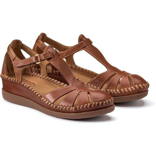 Cadaques Leather Sandals with Wedge Heel - Pikolinos - Modalova