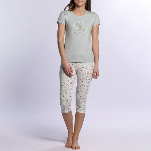 Terre Cropped Pyjamas in Cotton Jersey Mix - DODO - Modalova