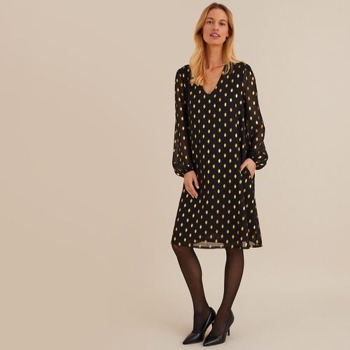 Full Mid-Length Dress with Long Sleeves - Anne weyburn - Modalova