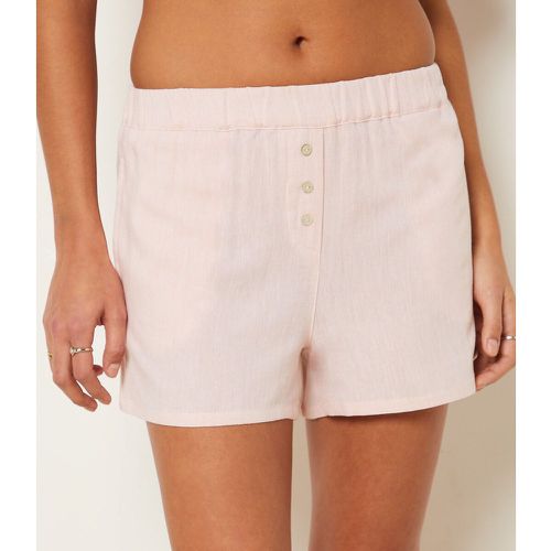 Justine Pyjama Shorts in Linen Mix - ETAM - Modalova