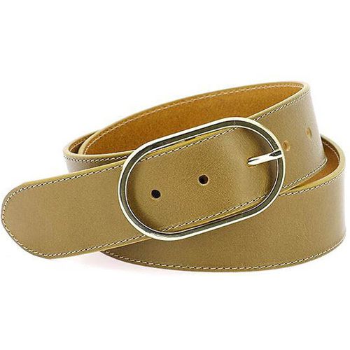 Paname Smooth Leather Belt - HERBERT FRERE SOEUR - Modalova