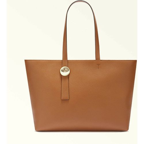 Sfera Leather Tote Bag, Large - FURLA - Modalova