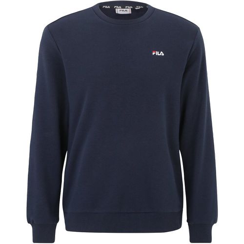 Brustem Cotton Mix Sweatshirt with Small Embroidered Logo and Crew Neck - Fila - Modalova