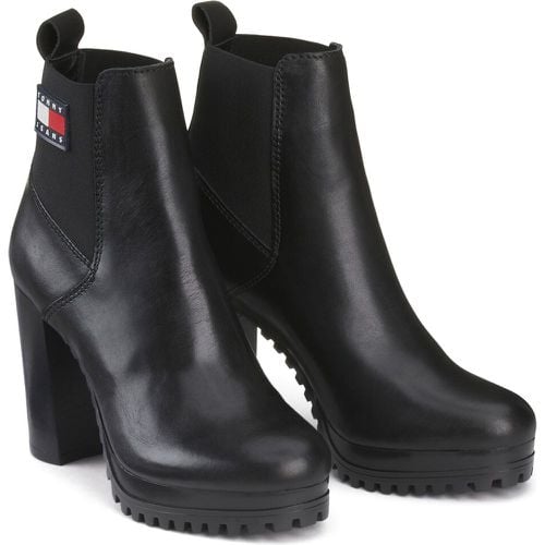 Tjw Ankle Boots with High Block Heel - Tommy Jeans - Modalova