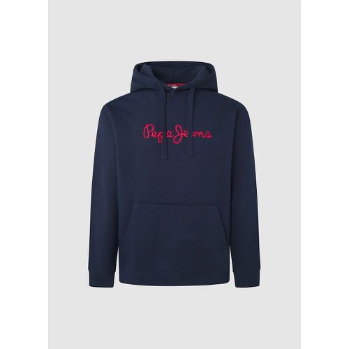 Embroidered Logo Cotton Hoodie - Pepe Jeans - Modalova