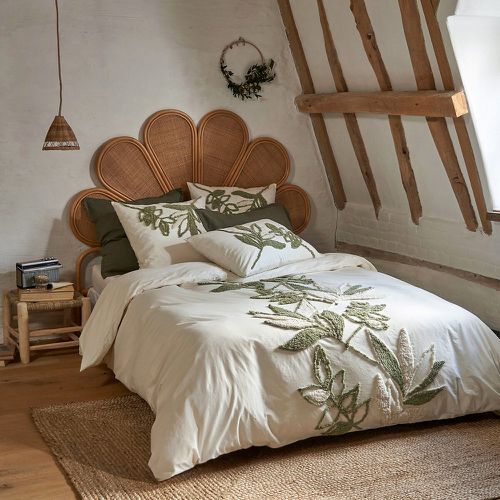 Piana Embroidered Foliage 100% Cotton Pillowcase - LA REDOUTE INTERIEURS - Modalova