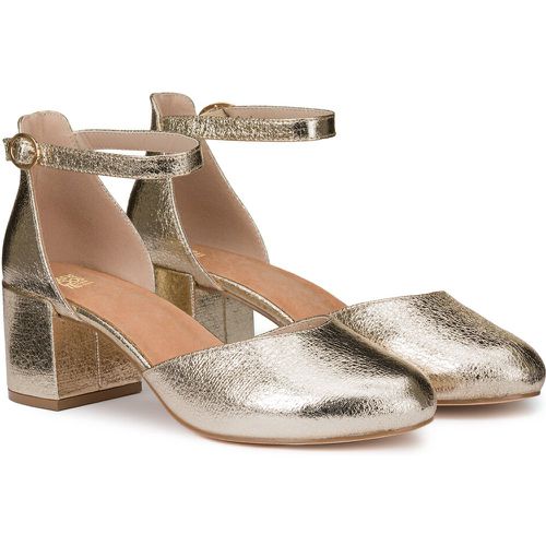 Wide Fit Ballet Pumps with Block Heel - LA REDOUTE COLLECTIONS PLUS - Modalova