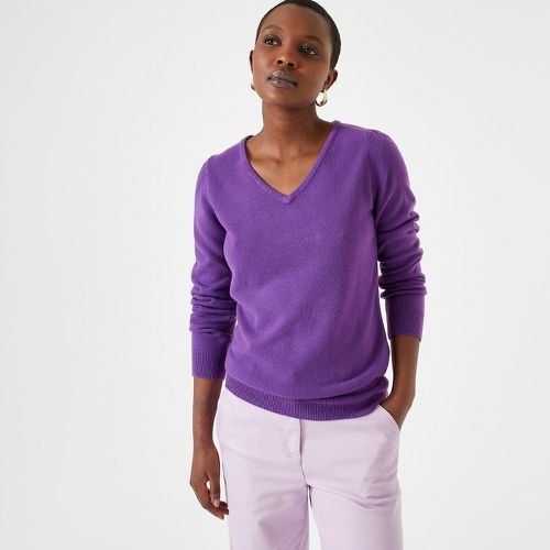 Fine Soft Knit Jumper with V-Neck - Anne weyburn - Modalova