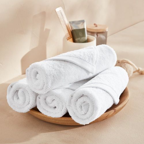 Set of 4 Zavara 100% Cotton Terry Guest Towels - LA REDOUTE INTERIEURS - Modalova