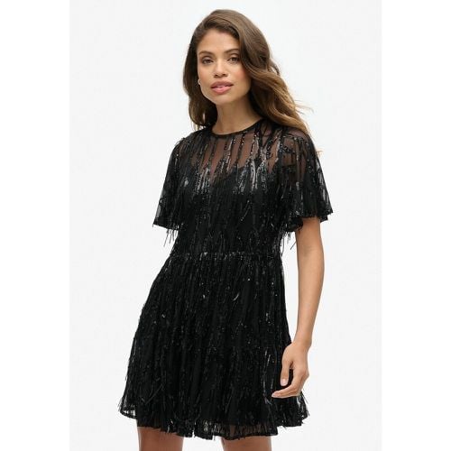 Volume Mini Dress in Ruffle Mesh - Superdry - Modalova