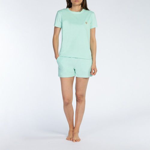 Pastel Towelling Short Pyjamas with Short Sleeves - MELISSA BROWN - Modalova