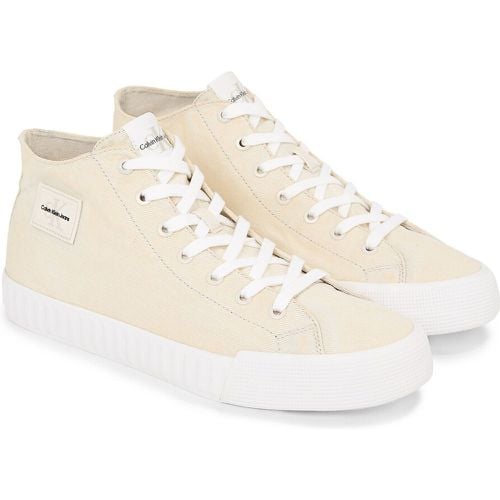 Canvas Vulcanized High Top Trainers - Calvin Klein Jeans - Modalova