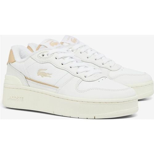 T Clip Platform Low Top Trainers in Leather - Lacoste - Modalova