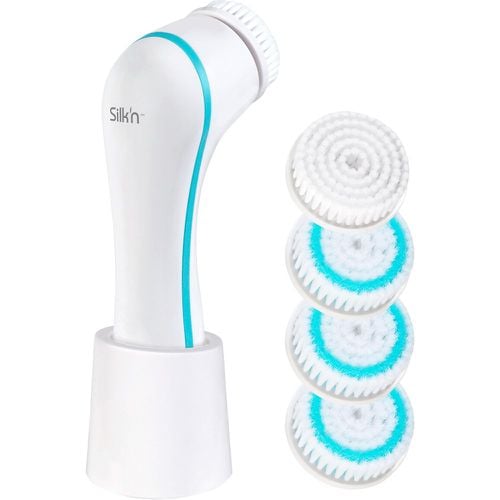 Pure Rechargeable Cleansing Brush + Set of 4 Brush Heads - SILKN - Modalova