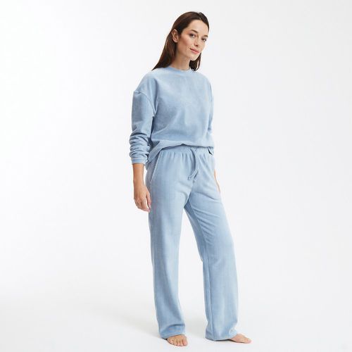 Ribbed Velour Pyjamas in Cotton Mix - LA REDOUTE COLLECTIONS - Modalova