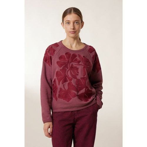 Shine Cotton Blend Sweatshirt with Crew Neck - LEON & HARPER - Modalova