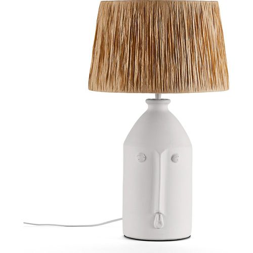 Manoni Ceramic Lamp with Raffia Shade - AM.PM - Modalova