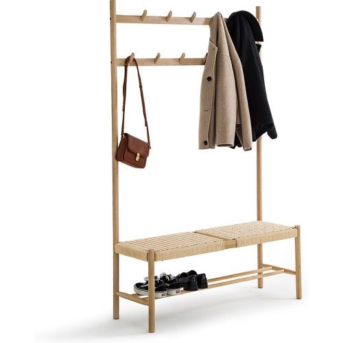 Taga Solid Oak & Rope Hallway Coat Bench - LA REDOUTE INTERIEURS - Modalova