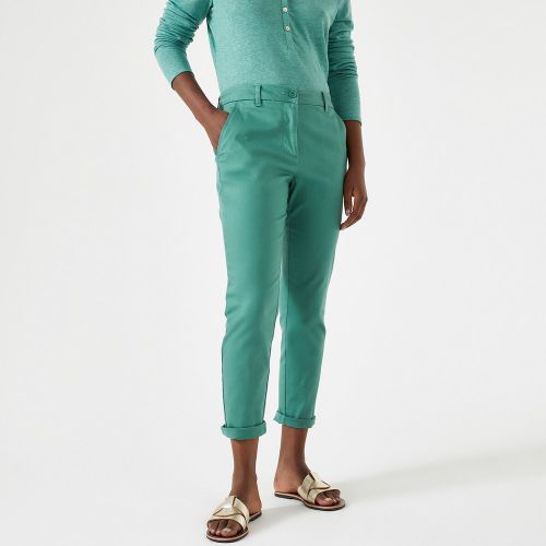 Straight Stretch Twill Chinos, Length 27.5" - Anne weyburn - Modalova