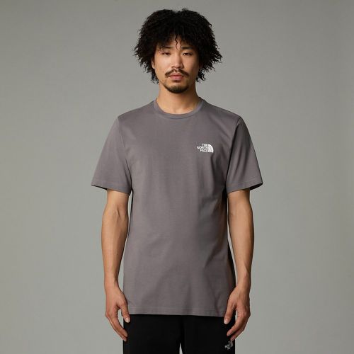 Simple Dome T-Shirt in Cotton Blend with Small Logo Print - The North Face - Modalova