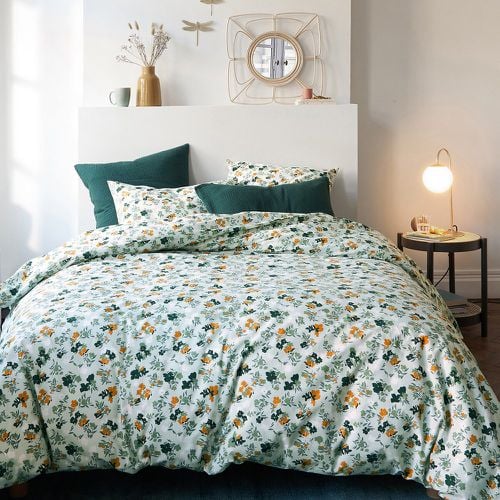 Voladores Floral 100% Cotton Percale 200 Thread Count Duvet Cover - LA REDOUTE INTERIEURS - Modalova