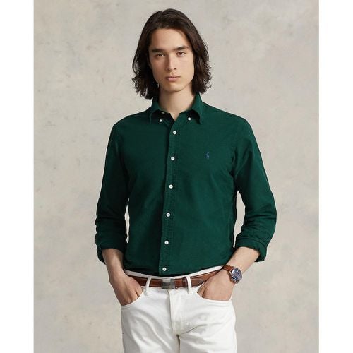 Garment Dyed Oxford Shirt in Cotton and Regular Fit - Polo Ralph Lauren - Modalova