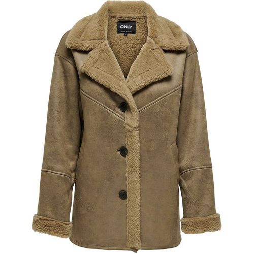 Mid-Length Buttoned Coat, Mid-Season - Only - Modalova