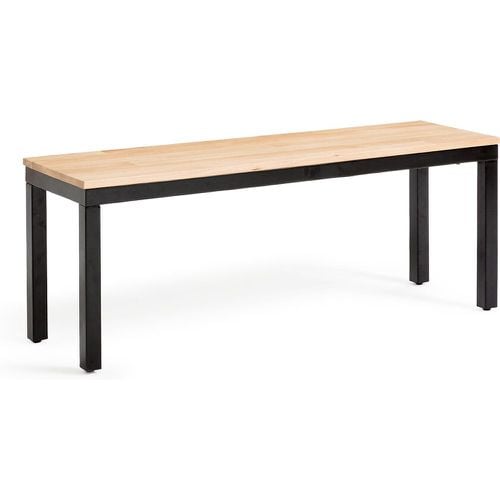 Nairobi 120cm Oak & Metal Bench - LA REDOUTE INTERIEURS - Modalova