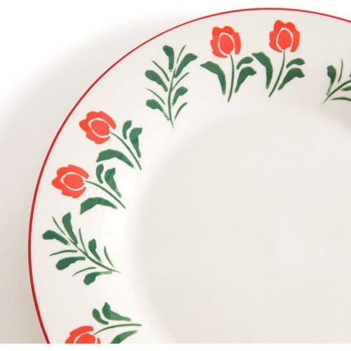 Set of 4 Lysor Floral Porcelain Plates - LA REDOUTE INTERIEURS - Modalova