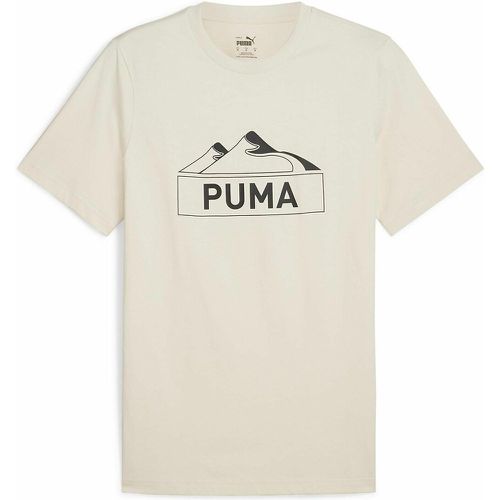 Large Logo T-Shirt with Short Sleeves - Puma - Modalova